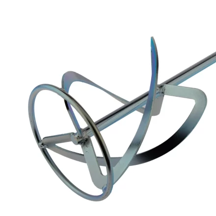 Насадка для миксера, для легких растворов Сибртех, 160 х 590 мм, оцинкованная, хвостовик резьба М14, 848997 купить в Тобольске