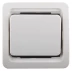 Выключатель СВЕТОЗАР &quot;ГАММА&quot; одноклавишный, без подсветки, цвет белый, 10А/~250В SV-54130-W купить в Тобольске