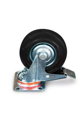 Колесо поворотное резина SCb 55 125 мм с тормозом (N) 1024167 купить в Тобольске