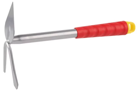 Мотыжка GRINDA, сердцевидное лезвие, 2 зубца, из углеродистой стали с коннекторной системой, 310 мм 8-421437_z01 купить в Тобольске