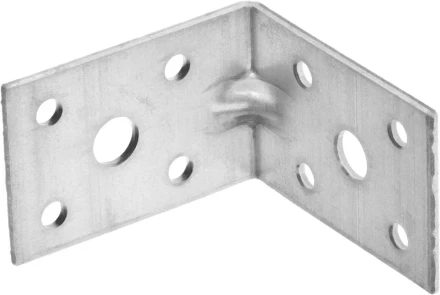 Крепежный угол ЗУБР &quot;МАСТЕР&quot; усиленный, 35х50х50мм, 20шт 310115-35-050 купить в Тобольске