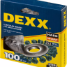 DEXX. Щетка дисковая для УШМ, жгутированная стальная проволока 0,5мм, 100ммх22мм 35100-100 купить в Тобольске