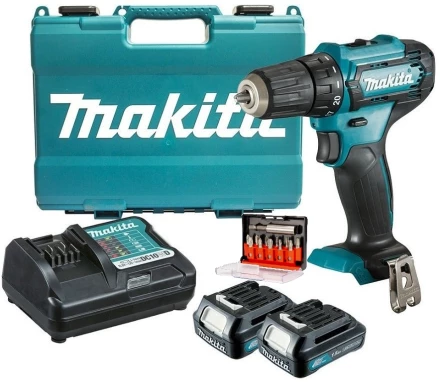 Дрель-шуруповерт Makita DF333DYX14,12В,2х1,5Ач Li-ion купить в Тобольске