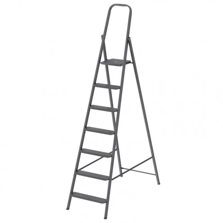 Стремянка 7 ступени компактная стальная Россия Сибртех 97947 купить в Тобольске