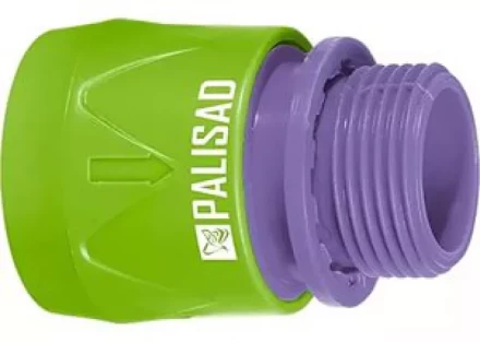 Соединитель быстросъемный наружная резьба 3/4&quot; с аквастопом PALISAD LUXE 66233 купить в Тобольске