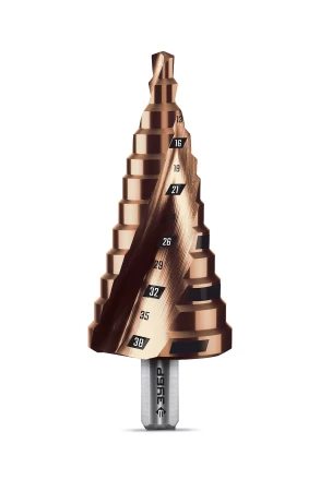 ЗУБР КОБАЛЬТ 6-38мм, 12 ступеней, винтовая проточка, сверло ступенчатое, ПРОФЕССИОНАЛ (29674-6-38-12) купить в Тобольске