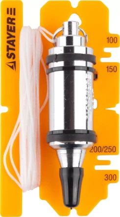 Отвес STAYER &quot;PROFI&quot; строительный со шнуром, с противоударным ободком, 250 г 06352-25 купить в Тобольске