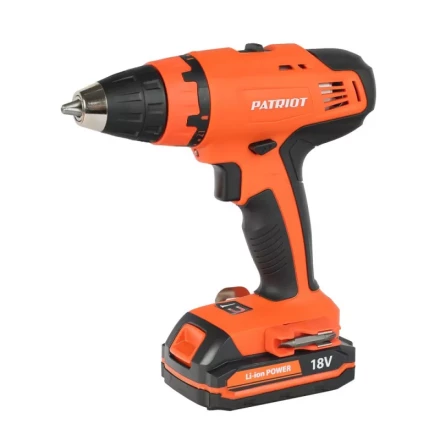 Дрель-шуруповерт аккумуляторная PATRIOT BR 180 Li в кейсе купить в Тобольске