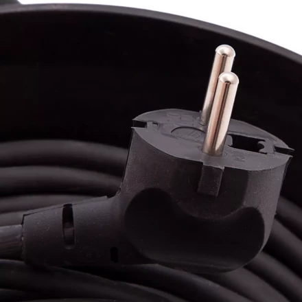 Удлинитель силовой 50 м, 16А, тип УХ10, ПВС, на кабельной катушке, 4 розетки без заземления Сибртех 95865 купить в Тобольске