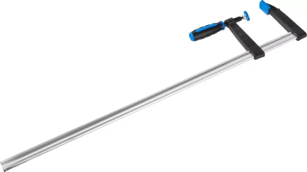 Струбцина ЗУБР &quot;ПРОФЕССИОНАЛ&quot;, тип &quot;F&quot;, двухкомпонентная ручка, стальная закаленная рейка, 120х800мм 32155-120-800 купить в Тобольске