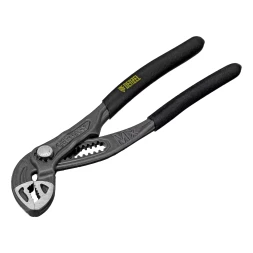 Клещи переставные Denzel 17905, кнопочный механизм, обливные рукоятки, 180 мм