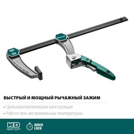 Струбцина KL-xx тип F, быстрозажимная 32019-120-300 купить в Тобольске