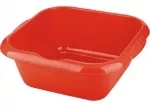 Таз пластмассовый квадратный 18л, красный ТМ Elfe 92987 купить в Тобольске