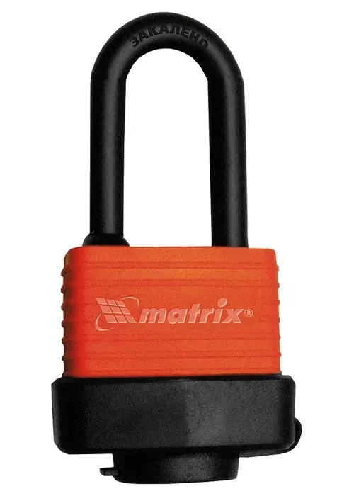 Замок навесной всепогодный 40 мм удлиненная дужка MATRIX 91822 купить в Тобольске