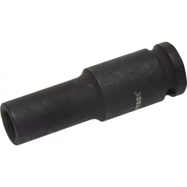 Торцовая головка KRAFTOOL "INDUSTRIE QUALITAT" ударная, удлиненная (1/2"), FLANK, Cr-Mo, фосфатированная, 11 мм 27942-11 купить в Тобольске