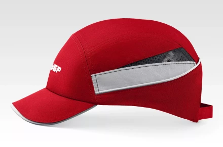 ЗУБР БИНОМ, красная, ударопрочный корпус, укороченный козырёк 55мм, размер от 54 до 59см, защитная каскетка, Профессионал (11096) купить в Тобольске