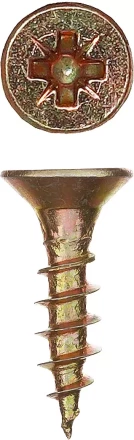 Шурупы ЗУБР &quot;МАСТЕР&quot; по дереву желтопассивированные, 5.0x20мм, 45шт 300396-50-020 купить в Тобольске