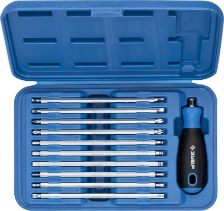 Набор ЗУБР: Отвертка с 2сторонними стержнями, пластик бокс, хромованадиевая сталь, 11 предметов, 175мм 25426-H11 купить в Тобольске