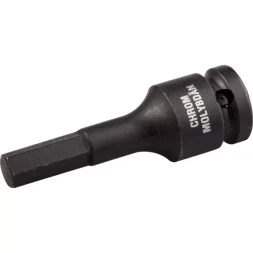 Торцовая головка KRAFTOOL &quot;INDUSTRIE QUALITAT&quot; ударная (1/2&quot;), HEX, Cr-Mo, фосфатированная, H9 27950-09