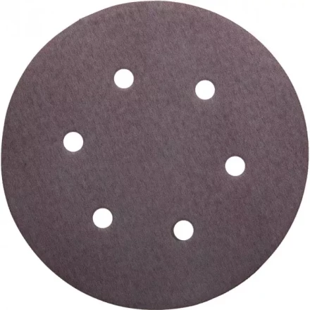 Круг шлифовальный URAGAN &quot;Универсальный водостойкий с покрытием стеарата цинка&quot; на липучке, 6 отв., P320, 150мм, 50шт 907-44113-320-50 купить в Тобольске