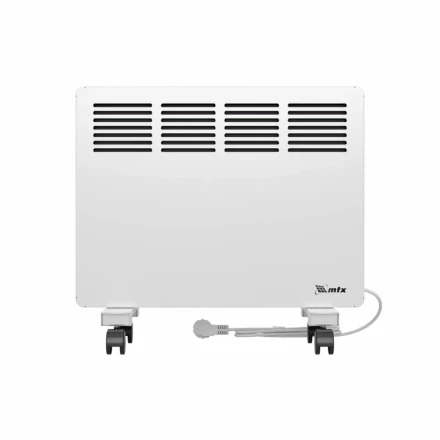 Конвектор электрический КМ-1000.1, 230 В, 1000 Вт, X-образный нагреватель, колеса, термостат // MTX 98124 купить в Тобольске