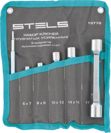 Набор ключей трубок торцевых усиленных 6 пред., CrV Stels 13778 купить в Тобольске
