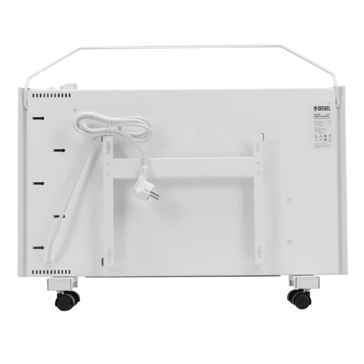 Конвектор электрический Denzel XCE-1500, 230 В, 1500 Вт, X-образный нагреватель белый 98131 купить в Тобольске