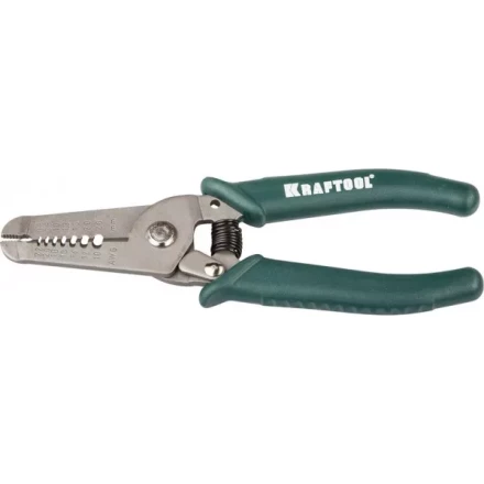 Пассатижи для снятия изоляции, 0.8 - 2.6 мм, 150 мм, KRAFTOOL 22660-15 купить в Тобольске