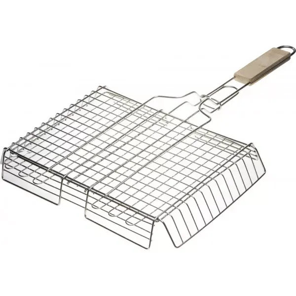 Решетка-гриль GRINDA "BARBECUE", объемная, нержавеющая сталь, 340х260мм 424732 купить в Тобольске
