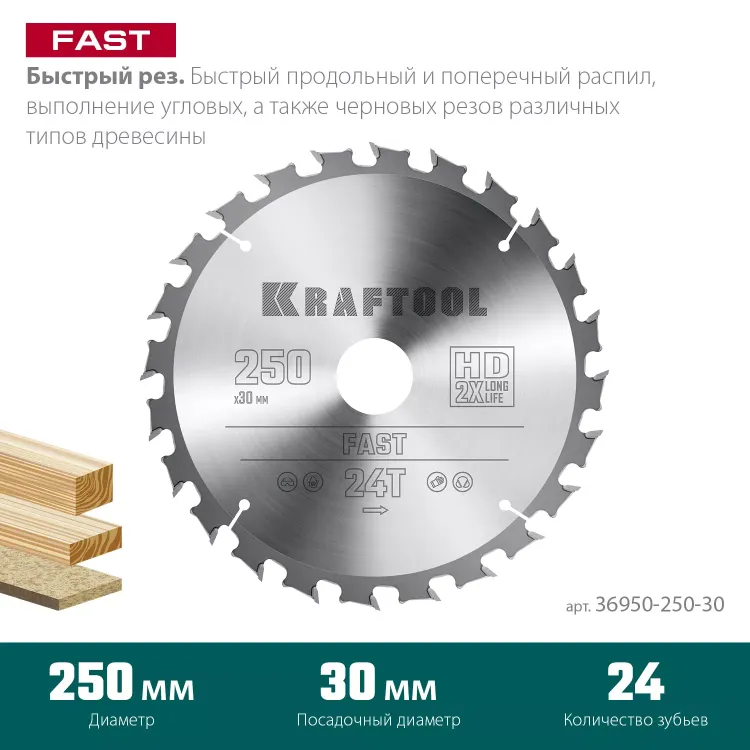 Диск пильный FAST, повышенный ресурс 36950-250-30 купить в Тобольске