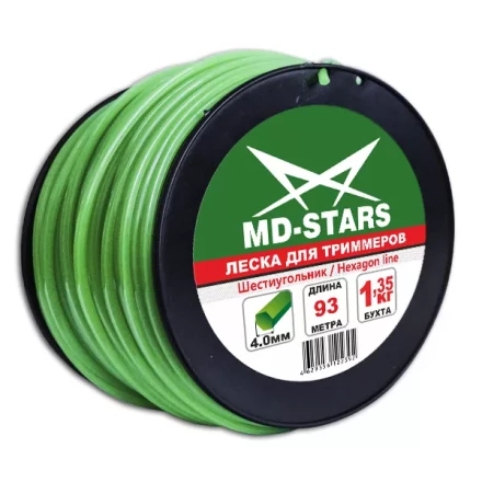 Леска для триммера HEXAGON LINE (шестиугольник) катушка 3,3ММХ136М купить в Тобольске