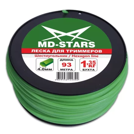 Леска для триммера HEXAGON LINE (шестиугольник) катушка 3,3ММХ136М купить в Тобольске