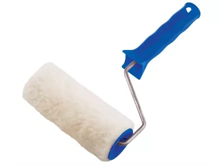 Валик из искусственного меха с ручкой 150 мм ворс 15 мм D - 48 мм полиэстер  СИБРТЕХ 80112 купить в Тобольске