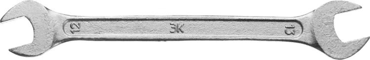 Ключ рожковый гаечный ЗУБР "СТАНДАРТ", оцинкованный, 12х13мм 27115-12-13 купить в Тобольске