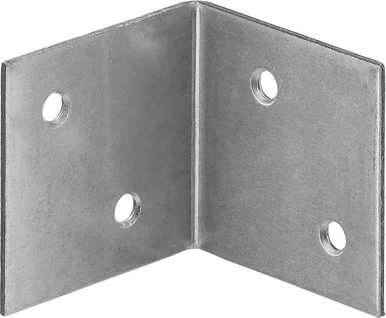 ЗУБР УМШ-1.5, 40 x 40 x 40 x 1.5 мм, белый цинк, широкий мебельный уголок (31034-40) купить в Тобольске