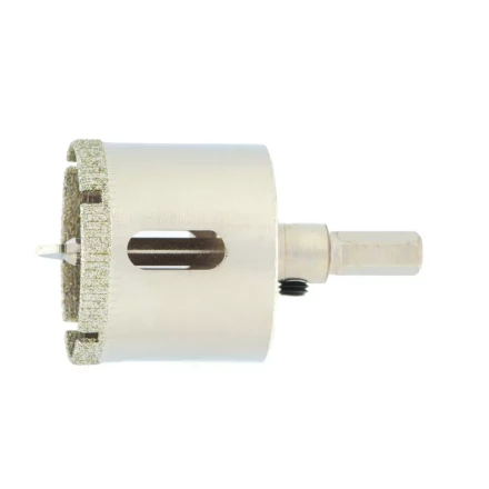 Сверло по керамической плитке и стеклу, 35 х 55 мм, шестигранный хвостовик, с центрующим сверлом Сибртех 72718 купить в Тобольске