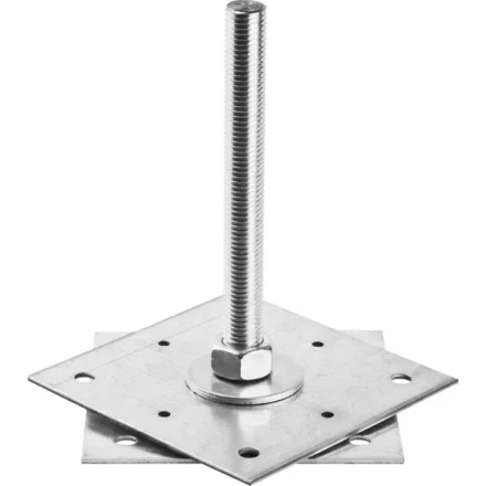 Анкер ЗУБР &quot;МАСТЕР&quot; регулируемый по высоте, 150х200х150мм, М20, 1шт 310265-150-20 купить в Тобольске