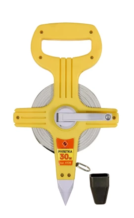 Рулетка 30 м открытый корпус фибергласcовая лента Энкор 4130 купить в Тобольске