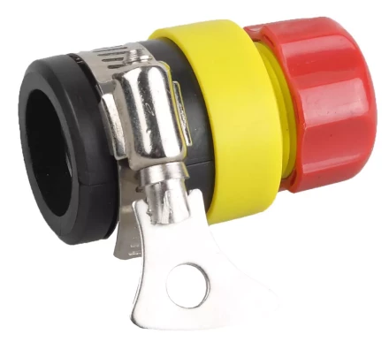 Соединитель GRINDA из ударопрочной пластмассы с хомутом (для трубы 16-21мм), 1/2&quot; 8-426335_z01 купить в Тобольске