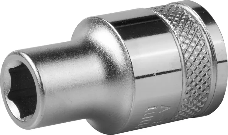 Торцовая головка KRAFTOOL "INDUSTRIE QUALITAT", Cr-V, FLANK, хромосатинированная, 1/2", 9 мм 27805-09_z01 купить в Тобольске