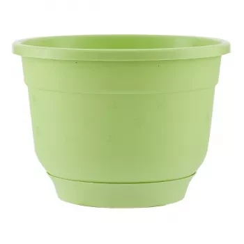 Горшок Флокс с поддоном салатовый 1,5 л PALISAD 69216 купить в Тобольске