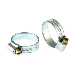 Хомуты металлические червячные 25-38 мм ширина 12 мм английский тип W1 2 шт Сибртех 47668