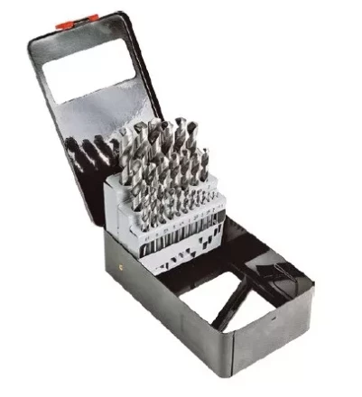 Набор сверл по мет 1,0-13,0мм 25шт белые, мет. коробка Кратон 1 05 01 015 купить в Тобольске