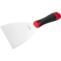 Шпатель ЗУБР &quot;МАСТЕР&quot;, профилированное нержавеющее полотно, 2к ручка, 120мм 10072-12