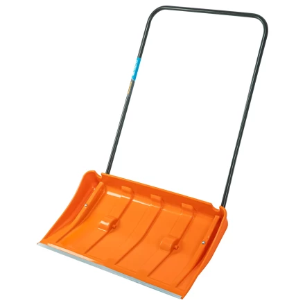 Движок для уборки снега пластиковый, 795х435х1280 мм, стальная рукоятка, усиленный, Сибртех 61669 купить в Тобольске