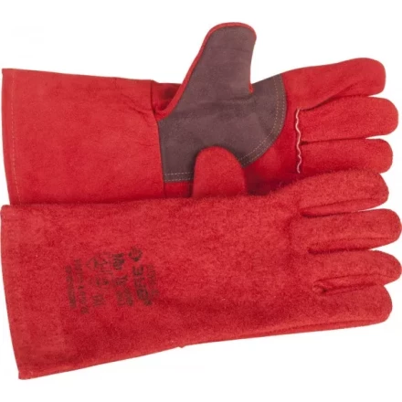 Термостойкие краги ЗУБР &quot;МАСТЕР&quot; для сварки и тяжелых механических работ, спилковые, с подкладкой, 350мм 11334-XL купить в Тобольске