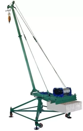 Кран стреловой поворотный &quot;МАСТЕР-3&quot; 1000 кг 50 м без противовесов с колесами 1010283 купить в Тобольске