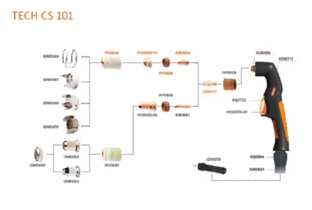 Головка плазмотрона CS 141 IVZ0655 Сварог купить в Тобольске