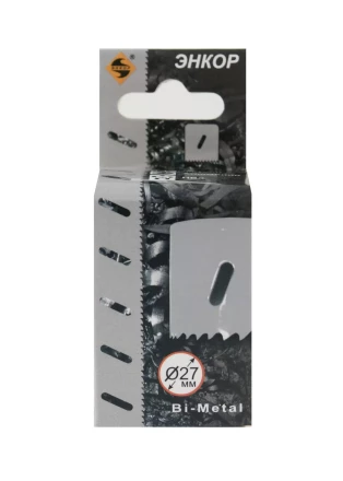 Коронка Bi-Metal Ф27 мм М3 Энкор 24127 купить в Тобольске