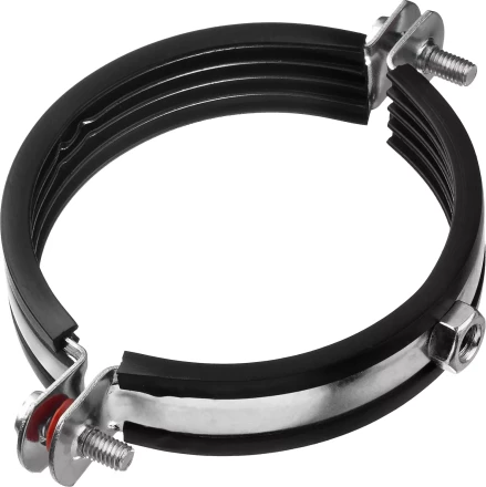 Хомут трубный с гайкой, оцинкованный, 3&quot;, 6шт, ЗУБР Мастер 37850-87-94 37850-87-94 купить в Тобольске